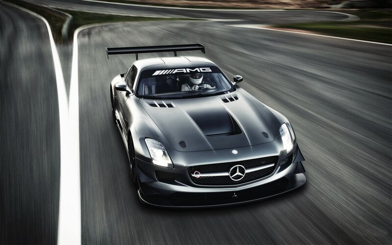 Silver Race Car on Track — Gray, Dynamic, Photograph, Driver