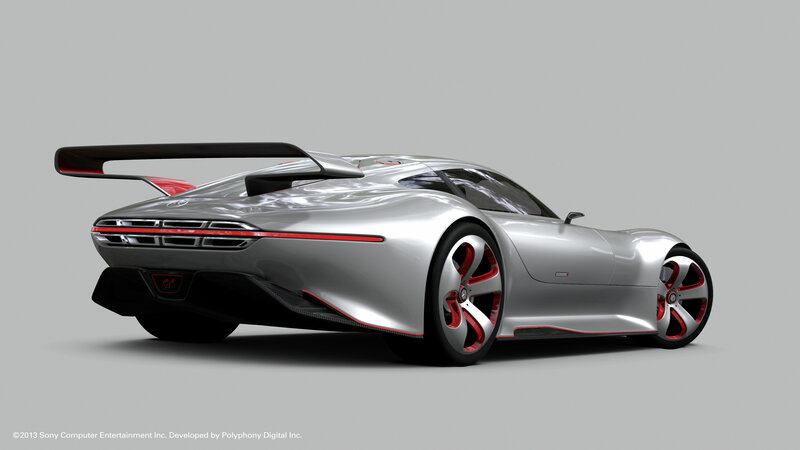 Silver Race Car — Sleek