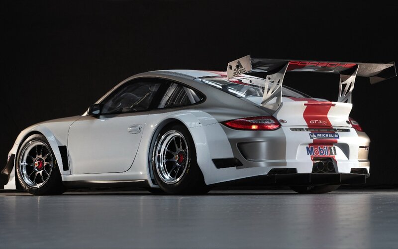 Silver Race Car — White, Dramatic, Photograph, Adidas Logo