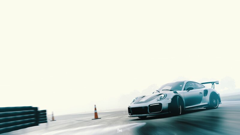 Silver Race Car — White, Dynamic, 3d Render