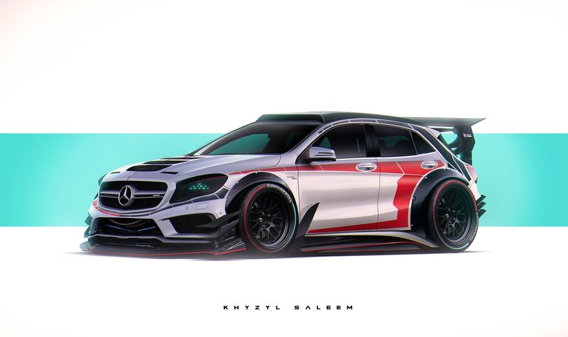 Silver Race Car — White, Dynamic, Digital Art