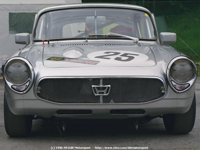 silver race car with number 25