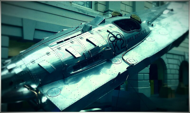 Silver Racing Aircraft