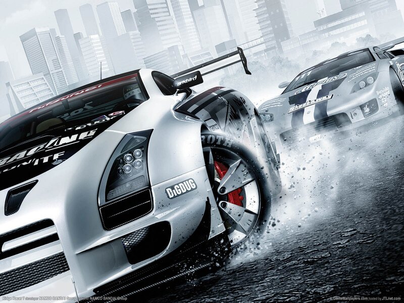 Silver Racing Cars