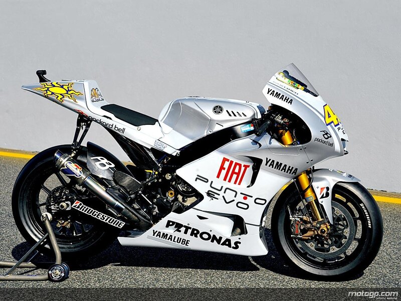 Silver Racing Motorcycle