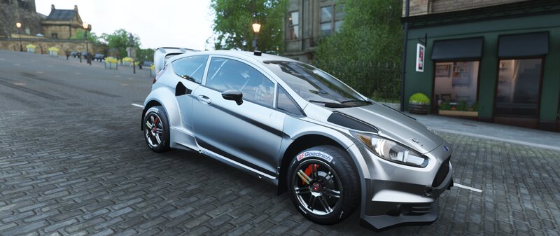 Silver Rally Car — Calm
