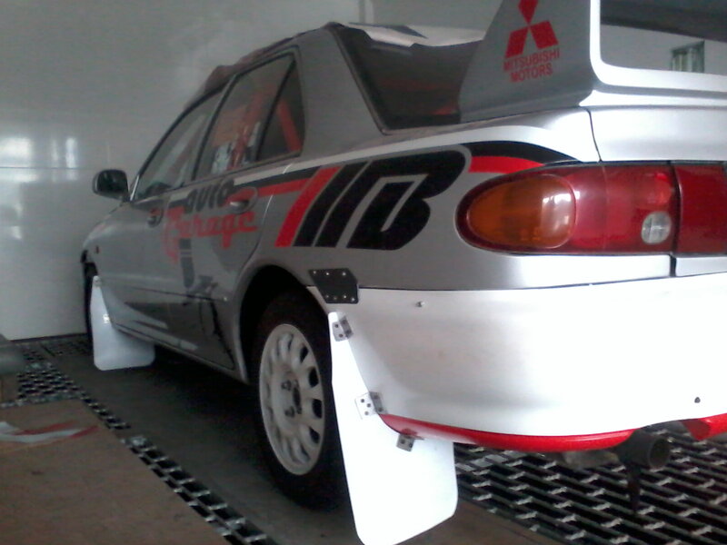 Silver Rally Car — Neutral, Photograph
