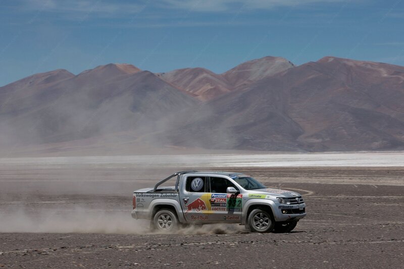 Silver Rally Truck