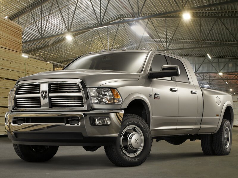 Silver Ram Pickup Truck — Dramatic, Photograph