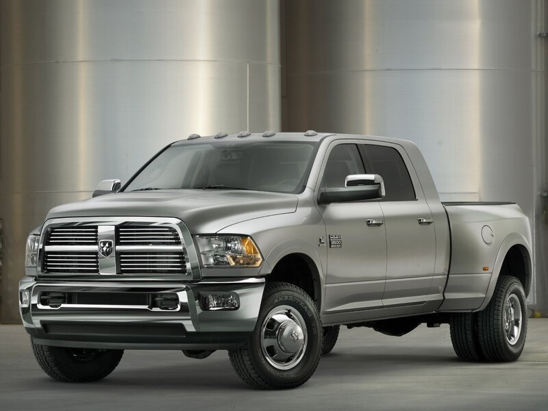 Silver Ram Pickup Truck — Industrial