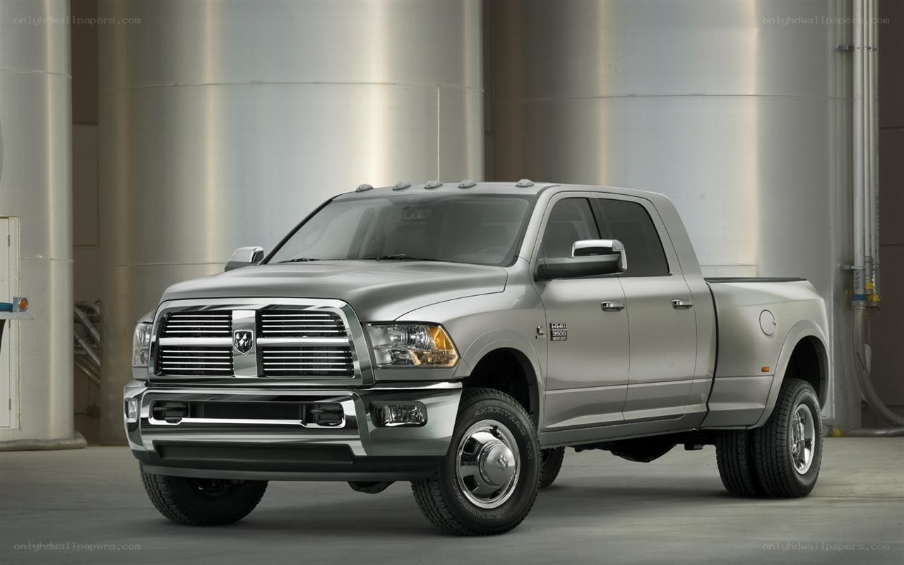 Silver Ram pickup truck