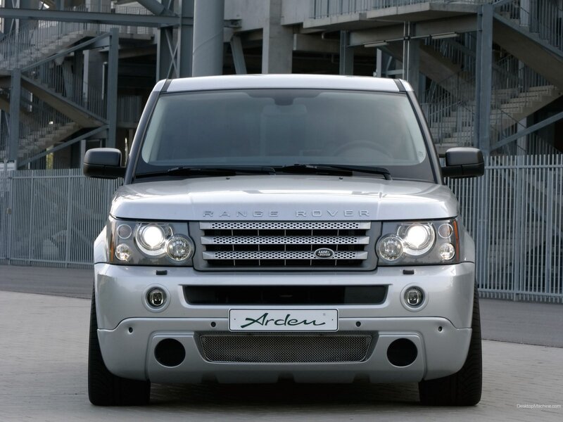 Silver Range Rover Arden