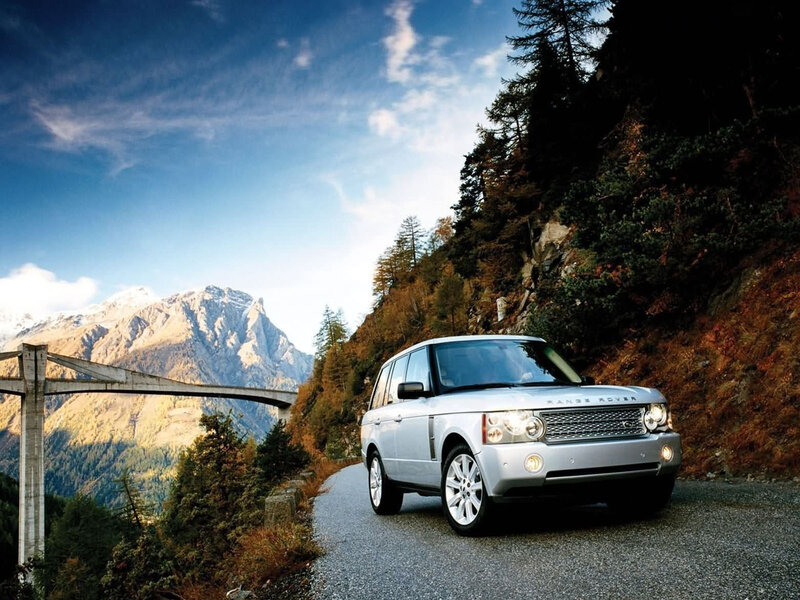 Silver Range Rover — Dramatic, Afternoon