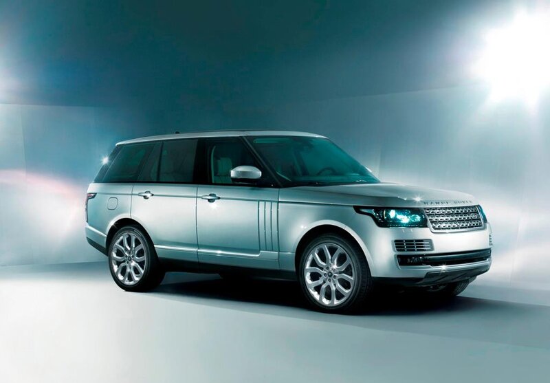 Silver Range Rover — Dramatic, Photograph, Car, Headlights, Studio