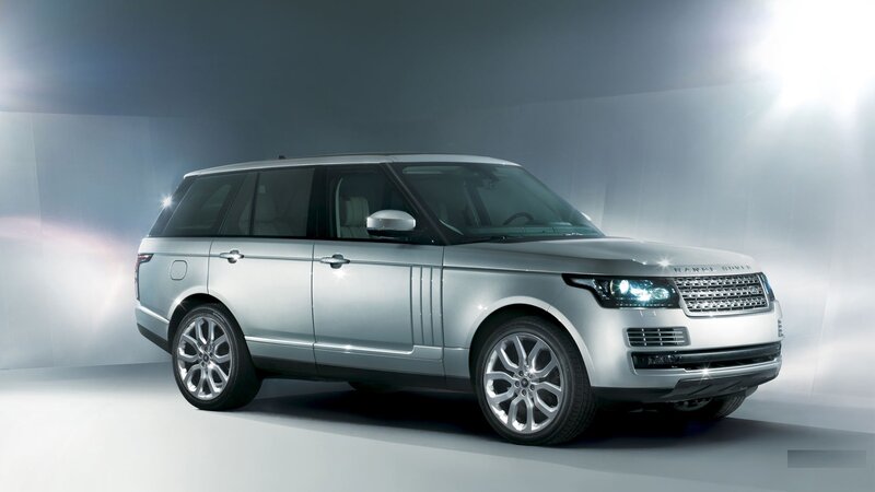 Silver Range Rover — Dramatic, Photograph, Car, Headlights