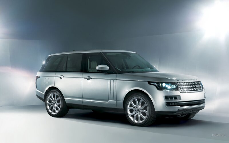 Silver Range Rover — Dramatic, Photograph, Car, Headlights, Wheels, Gray