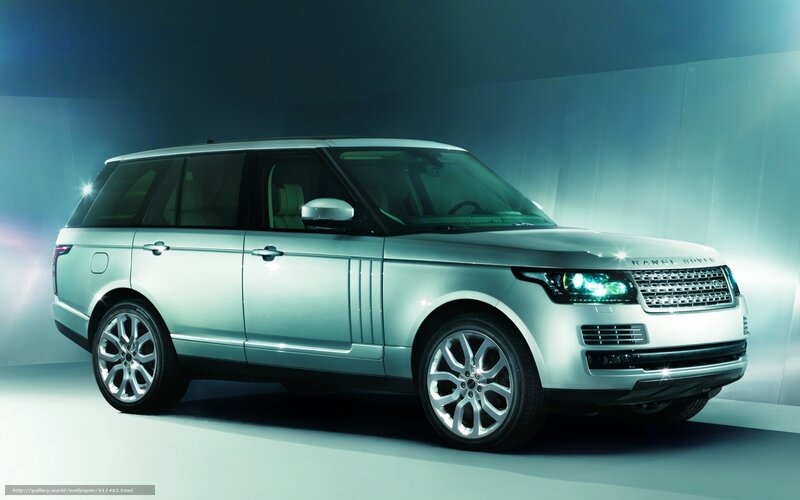 Silver Range Rover — Dramatic, Photograph, Car