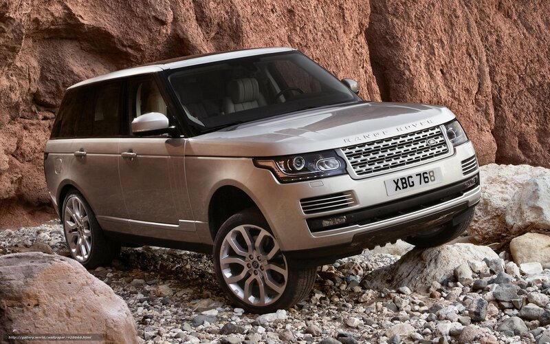 Silver Range Rover — Dramatic, Photograph, Rocks