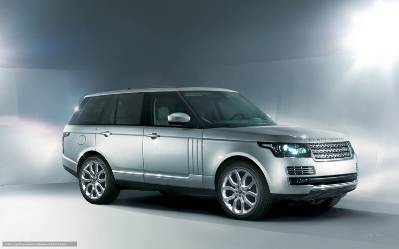 Silver Range Rover — Dramatic, Photograph