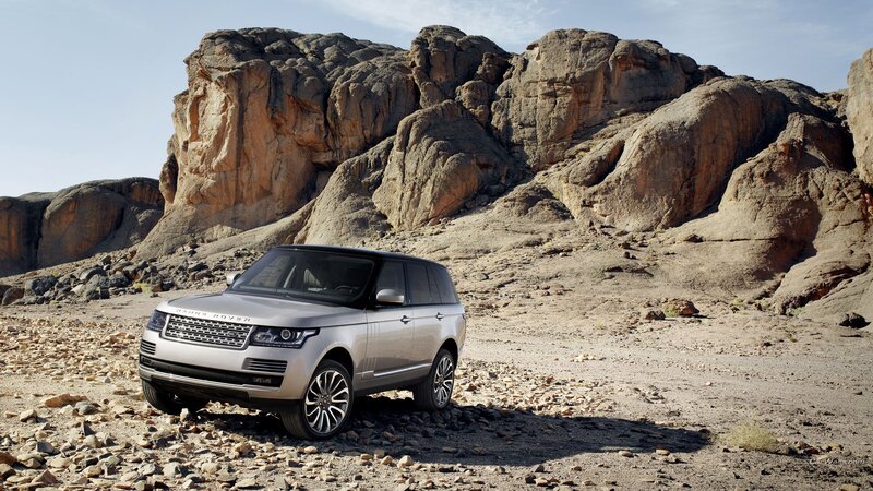 Silver Range Rover — Gray, Dramatic, Afternoon