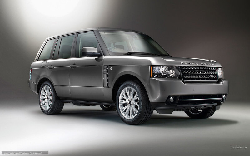 Silver Range Rover — Gray, Dramatic, Photograph