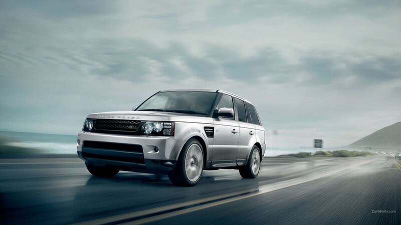 Silver Range Rover — Gray, Dynamic