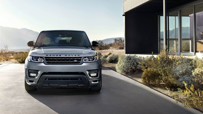 Silver Range Rover parked outside