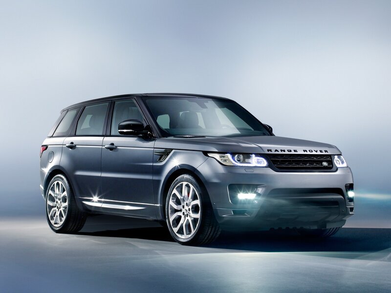 Silver Range Rover Sport