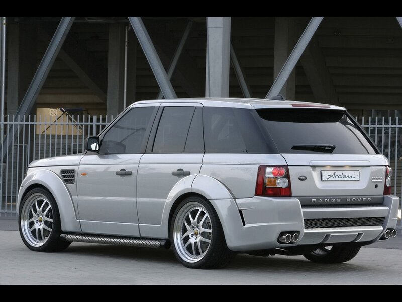 silver range rover sport