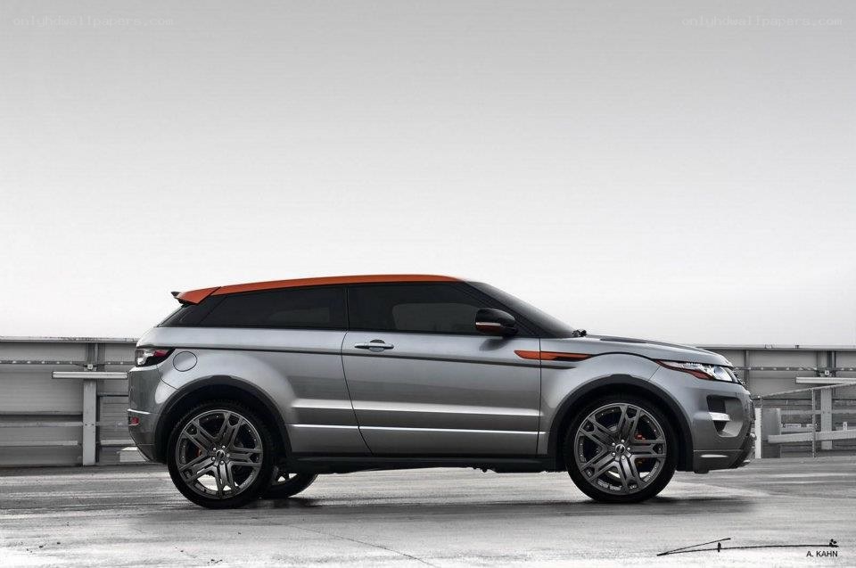 silver range rover suv