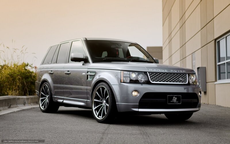 Silver Range Rover Suv — Gray, Calm