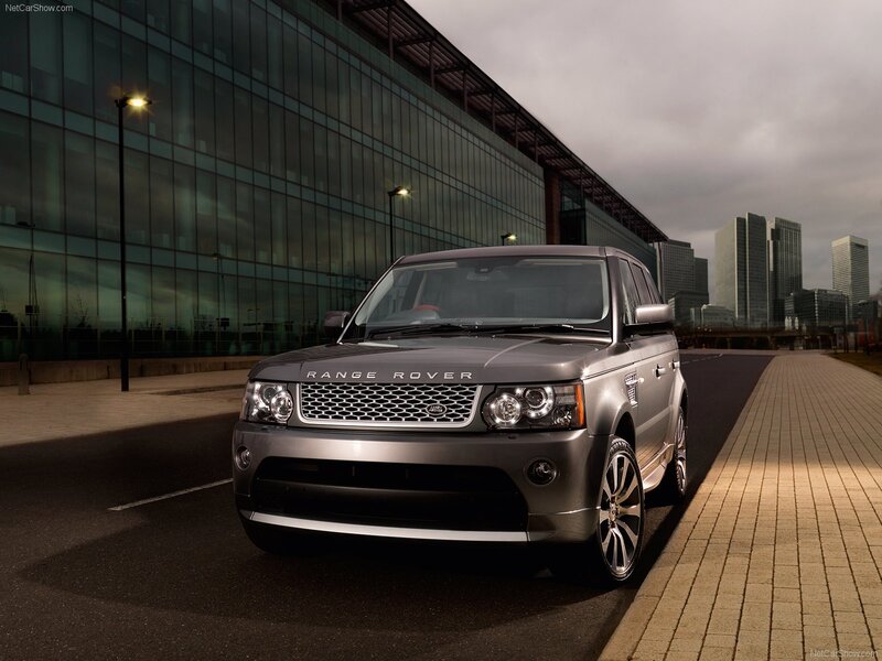 Silver Range Rover Suv — Gray, Dramatic, Afternoon