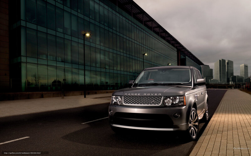 Silver Range Rover Suv — Gray, Dramatic, Night, Photograph