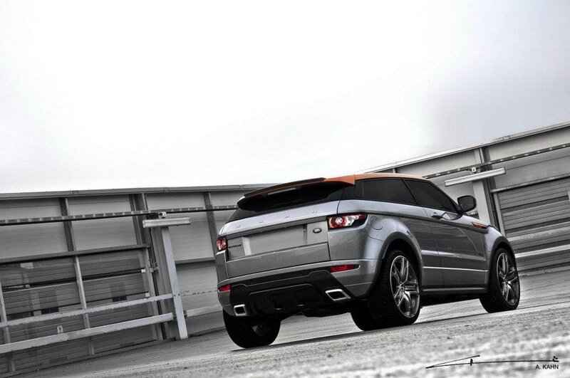 Silver Range Rover Suv — Gray, Dramatic, Photograph