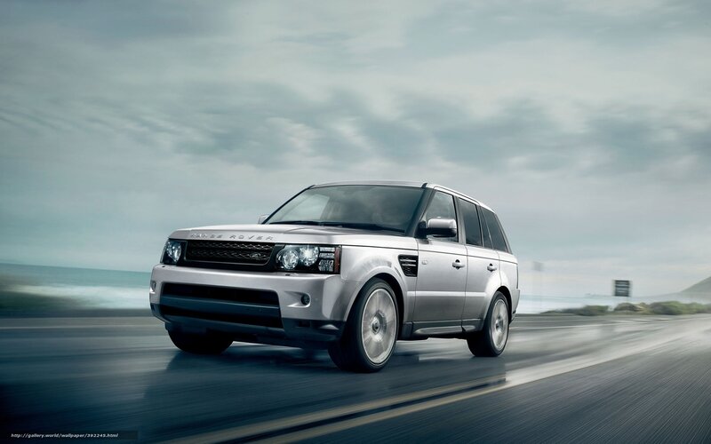 Silver Range Rover Suv — Gray, Dynamic