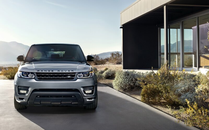 Silver Range Rover Suv — Gray, Serene