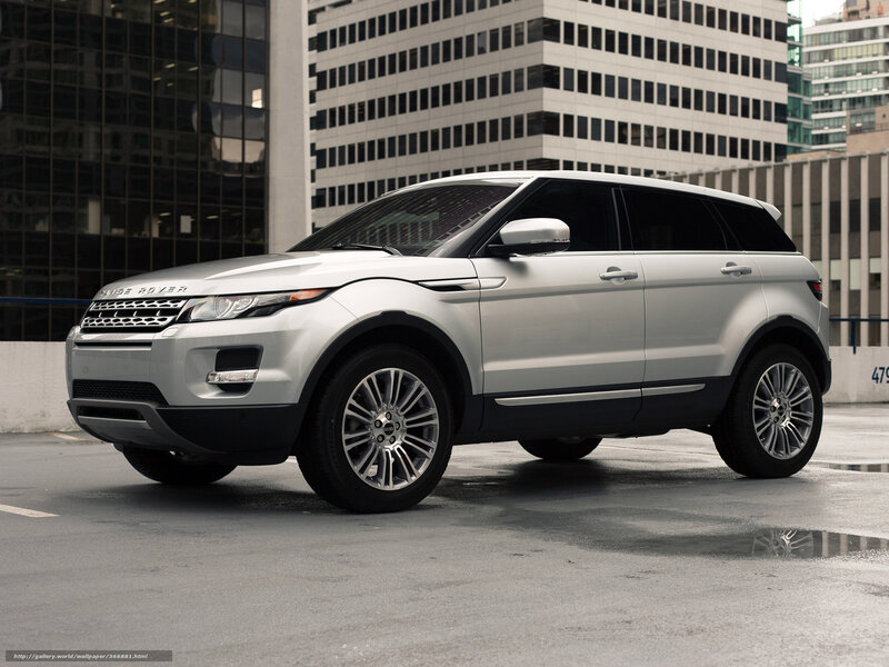 Silver Range Rover Suv — Urban