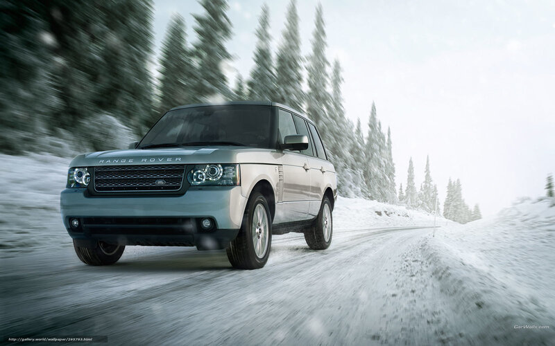 Silver Range Rover — White, Cold
