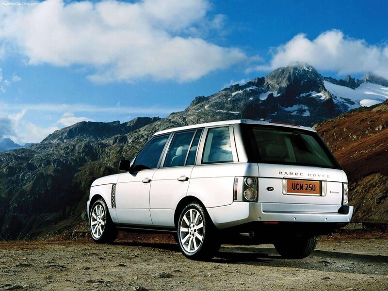 Silver Range Rover — White, Dramatic, Afternoon