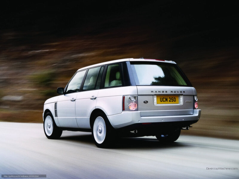 Silver Range Rover — White, Dynamic
