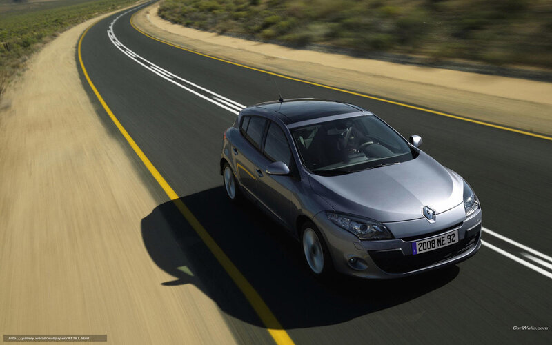 Silver Renault Car — Gray