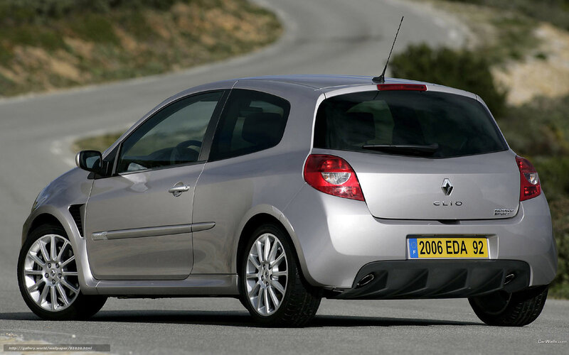 Silver Renault Clio Car — Calm, Afternoon