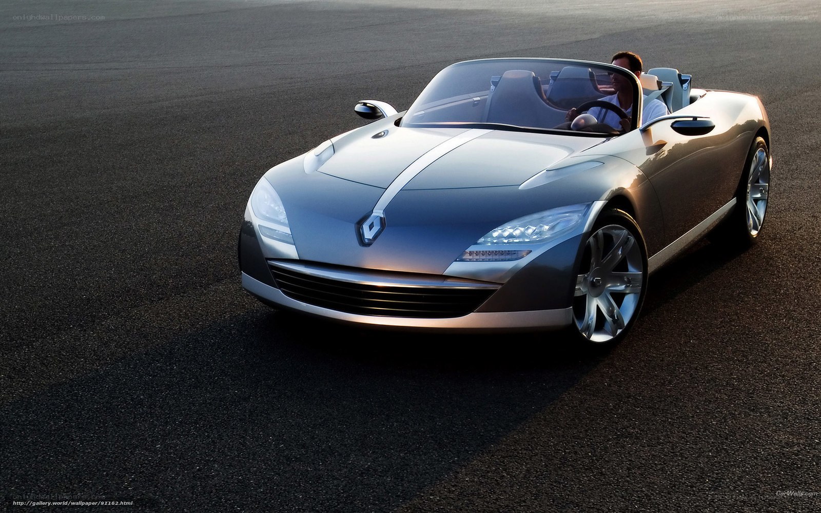 Silver Renault Concept Car