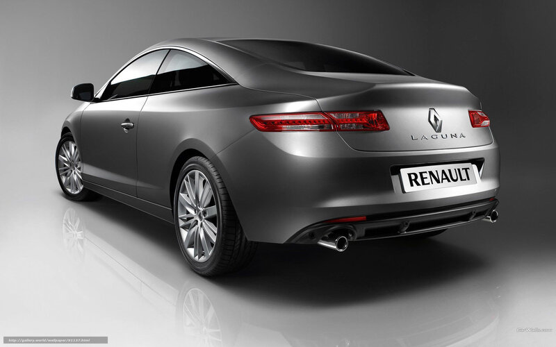 Silver Renault Laguna Coupe — Gray