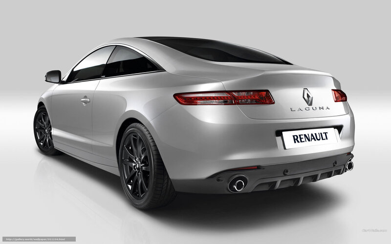 Silver Renault Laguna Coupe — Neutral