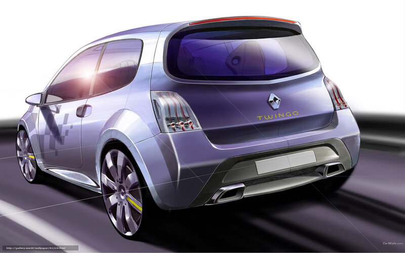 Silver Renault Twingo — Dynamic