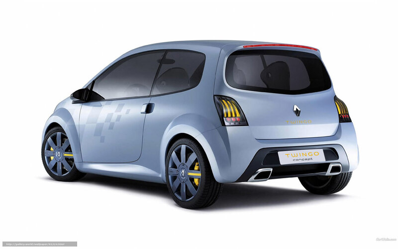 Silver Renault Twingo — Neutral