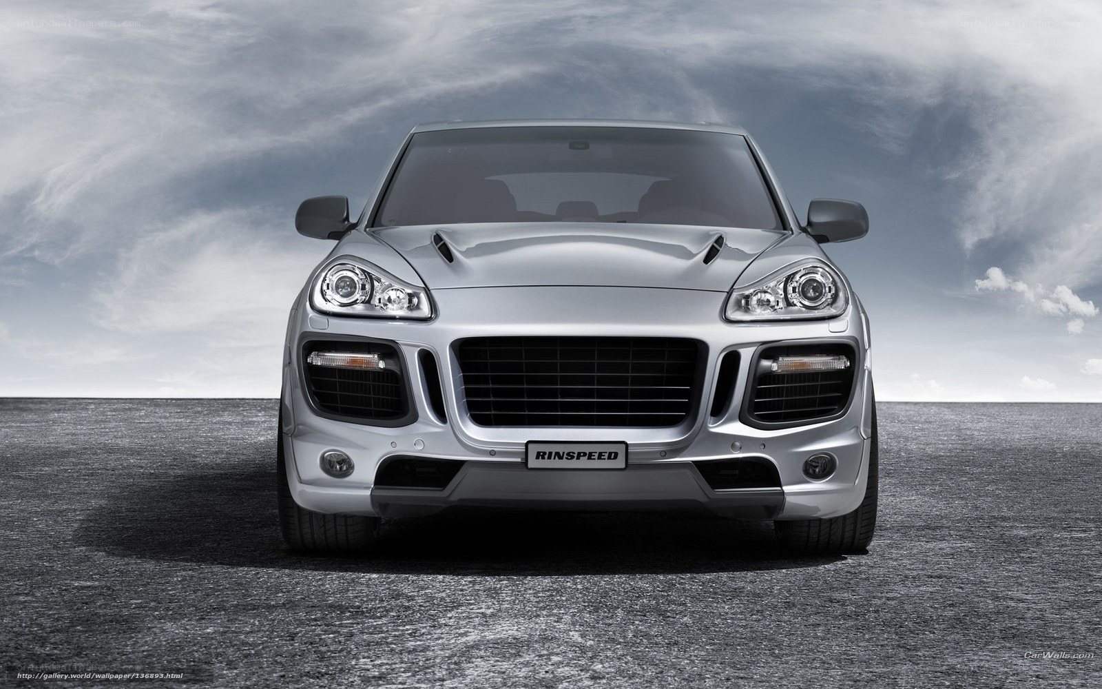 Silver Rinspeed Car Front View