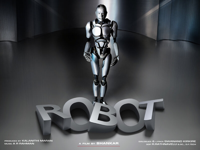 Silver Robot Standing
