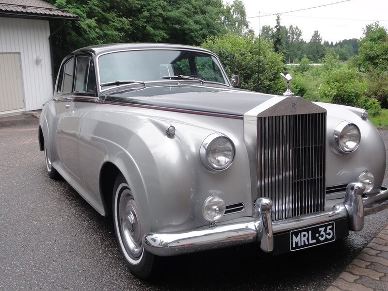 Silver Rolls-Royce Car — Calm, Afternoon, Photograph, Building, Trees